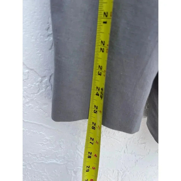 Gino Valentino Mens Hand Tailored Modern Fit Linen Blazer Sport Coat Gray Sz 42 - Picture 6 of 12